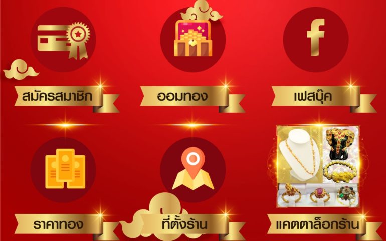 ออกแบบริชเมนู ริชเมนูร้านทอง ริชเมนู richmenu line